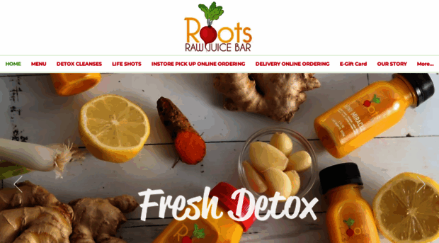 rootsrawjuicebar.com