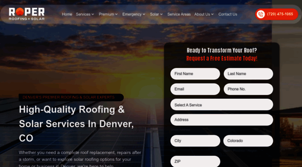 roperroofingandsolar.com
