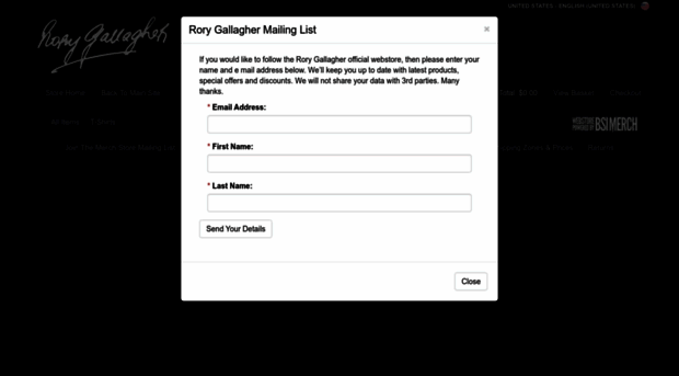 rorygallagher.backstreetmerch.com