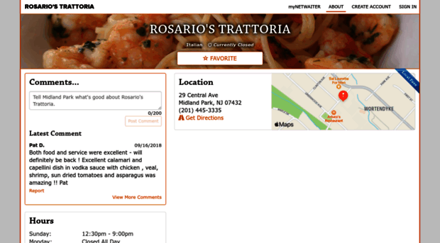 rosariostrattoria.netwaiter.com