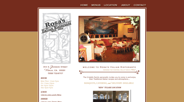 rosasitalianristorante.com