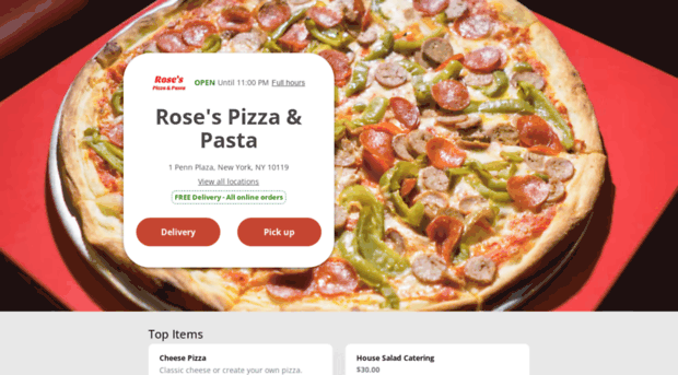 rosaspizzany.com