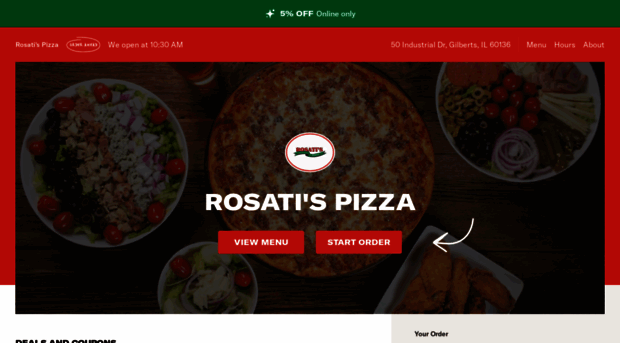 rosatispizzagilberts.com