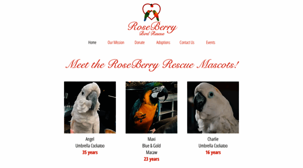 roseberrybirdrescue.org