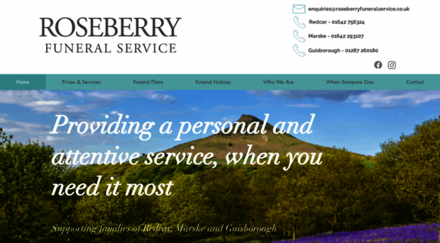 roseberryfuneralservice.co.uk