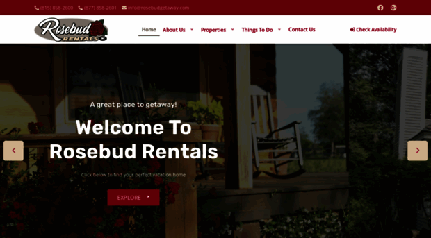 rosebudgetaway.com