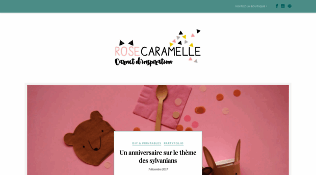 rosecaramelle.fr