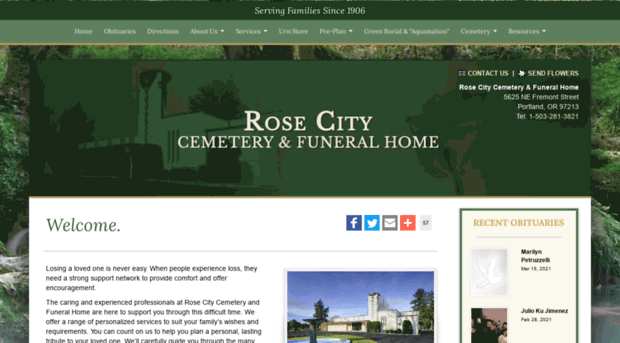 rosecityfuneralhome.com