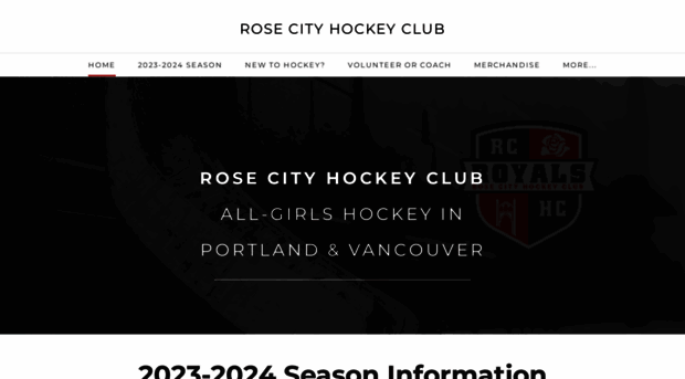 rosecityhockeyclub.com