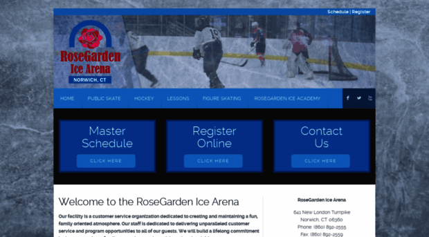 rosegardenicearena.com