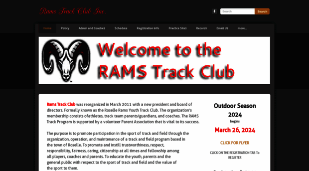 roselleyouthtrack.com