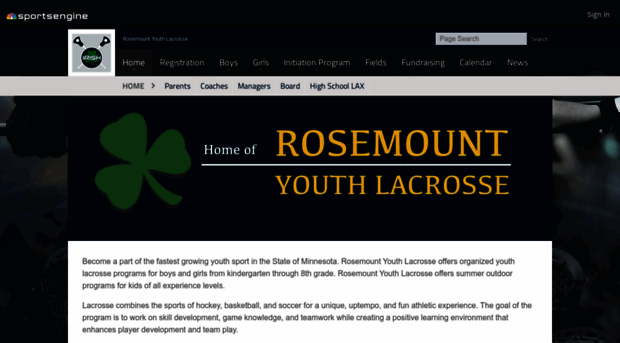 rosemountyouthlacrosse.com