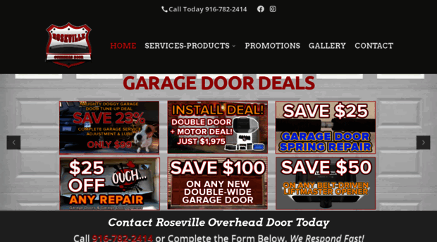 rosevilleoverheaddoors.com