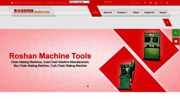 roshanmachinetools.com