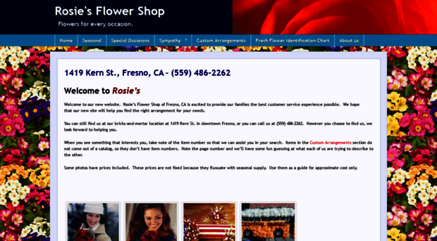 rosiesflowershop.net