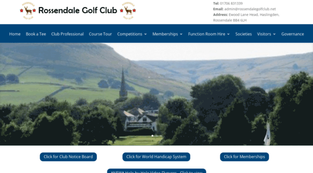 rossendalegolfclub.net