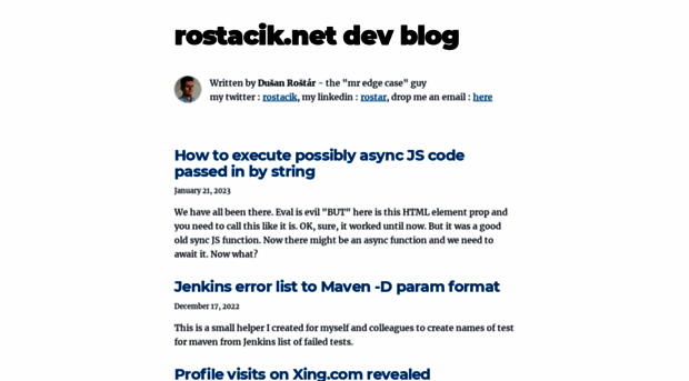 rostacik.net