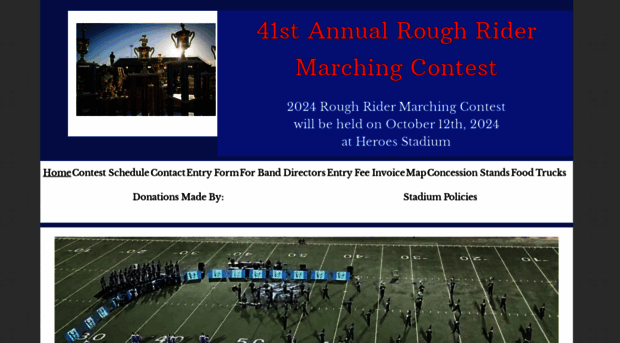 roughridermarchingcontest.com