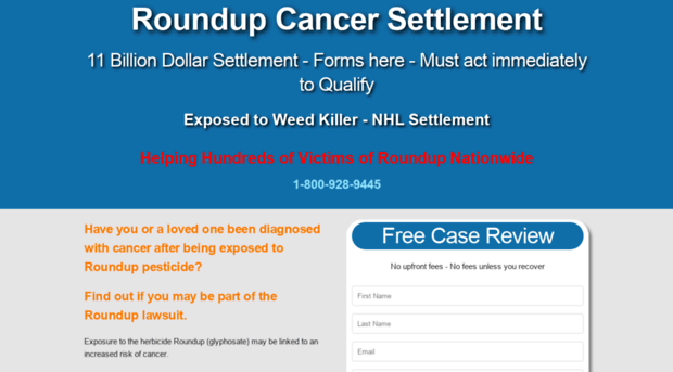 roundupcancersettlement.com