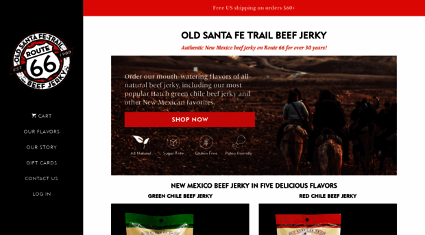 route66beefjerky.com
