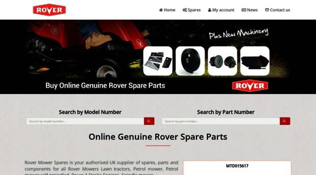 rovermowerspares.co.uk