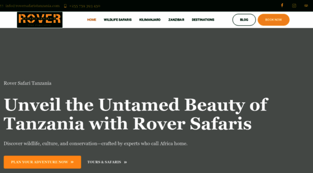 roversafaristanzania.com