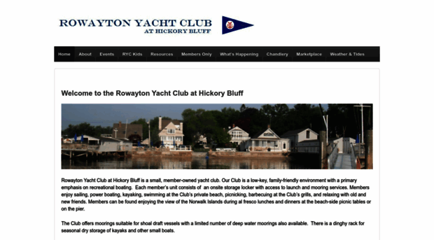 rowaytonyachtclub.com