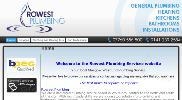 rowestplumbing.co.uk