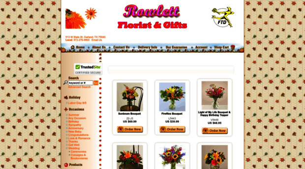 rowlettflowers.com