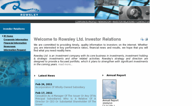 rowsley.listedcompany.com