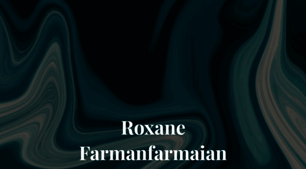 roxanefarmanfarmaian.com