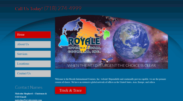 royalecourier.com