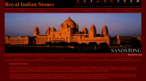 royalindianstones.com