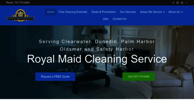 royalmaidservicenorthpinellas.com