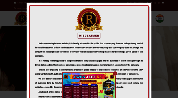 royalrexindia.com