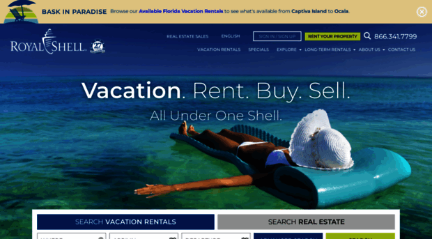 royalshellrentals.com