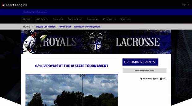 royalslacrosse.com