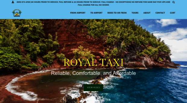 royaltaximaui.com