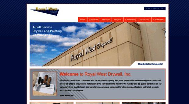 royalwestdrywall.com