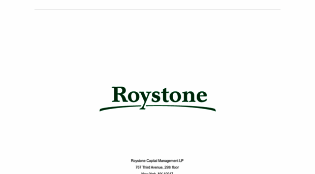 roystonecapital.com