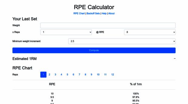 rpecalculator.com