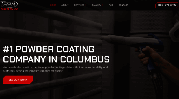 rpmpowdercoating.com