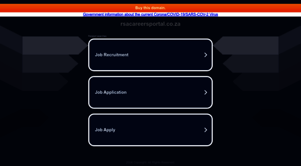 rsacareersportal.co.za