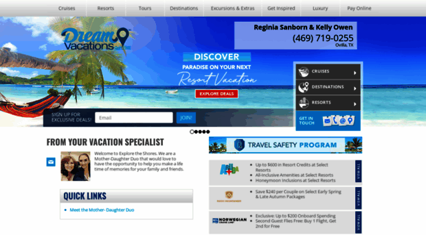 rsanborn.dreamvacations.com