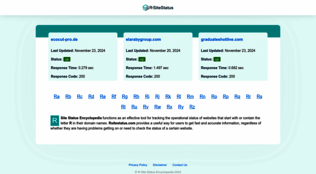 rsitestatus.com