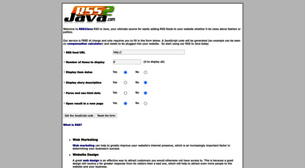 rss2java.com