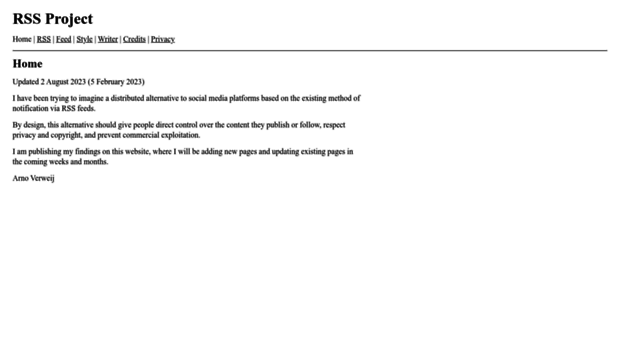rssproject.nl