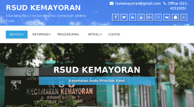 rsukemayoran.jakarta.go.id