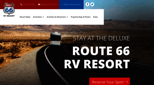 rt66rvresort.com