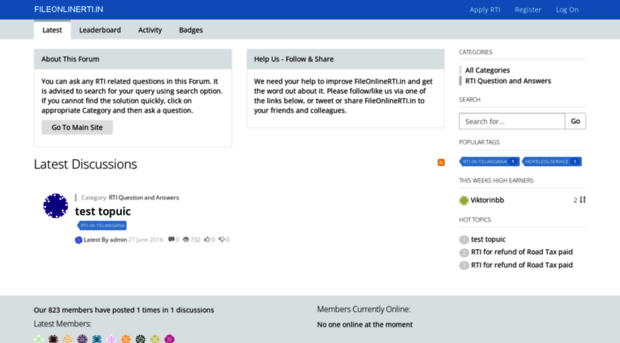 rtionline.fileonlinerti.in
